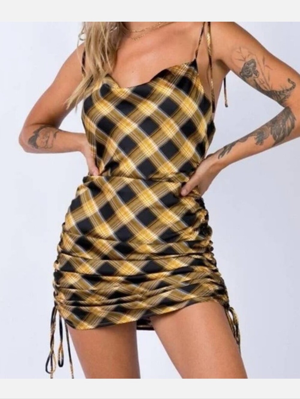 Lioness Ruched Mini Dress - Picture 2 of 2